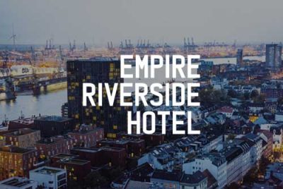 Empire Riverside Hotel Aussenansicht Hamburg und Elbe
