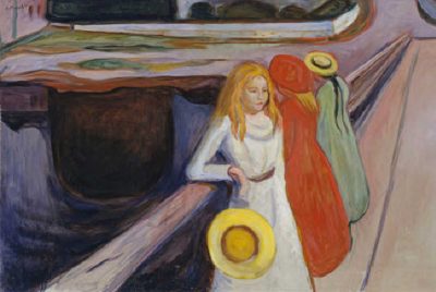 Hamburger Kunsthalle Munch Maedchen auf der Bruecke